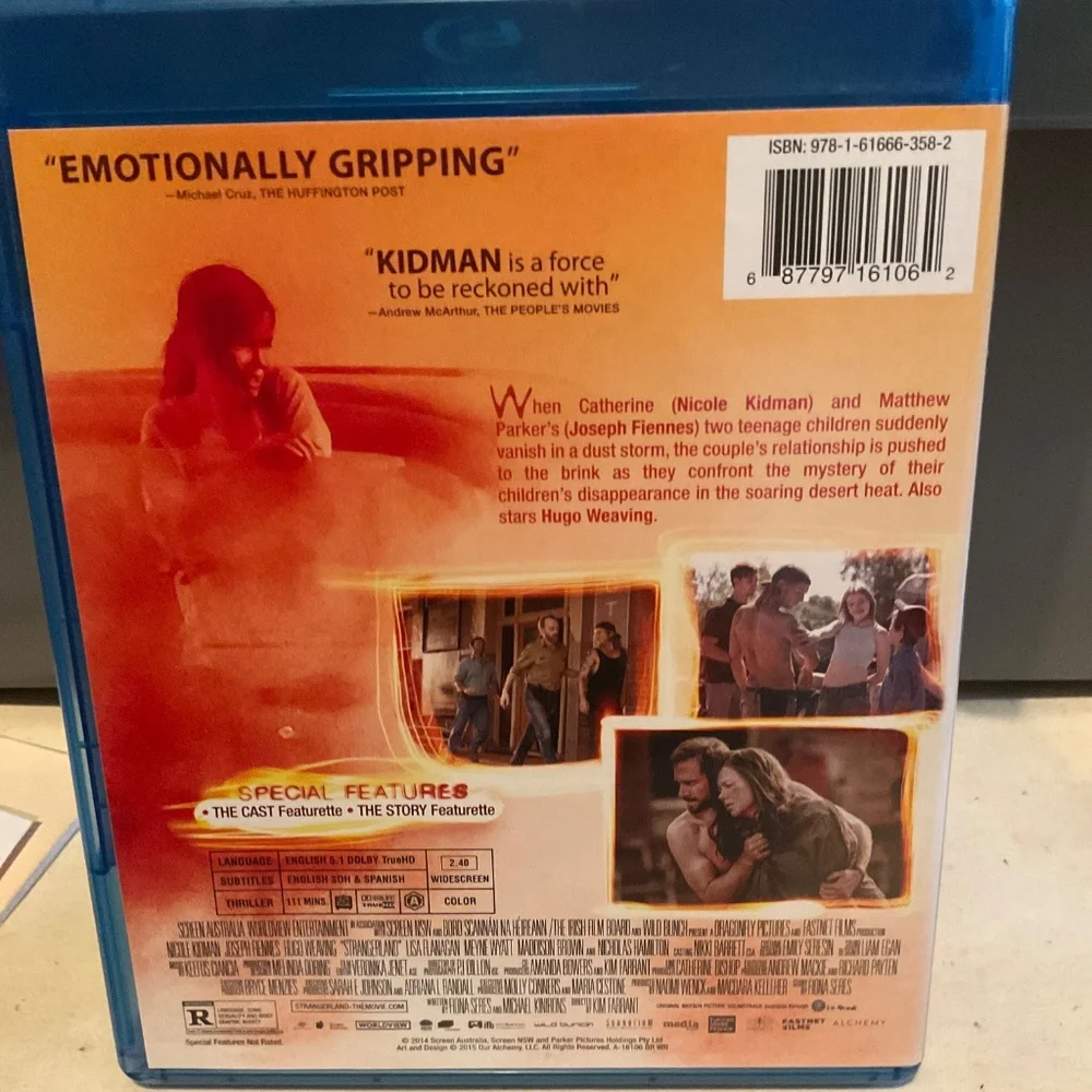 Blu Ray Disc -Strangerland. V40